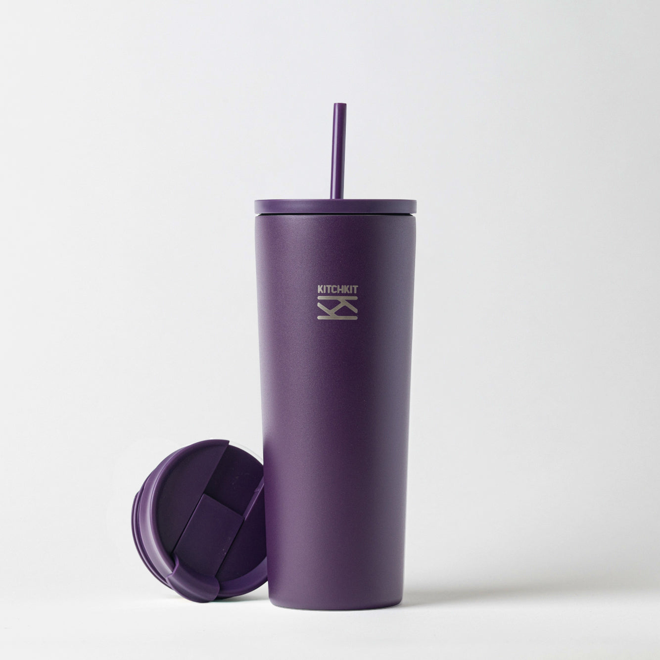 Velvet Plum Steel Coffee Tumbler