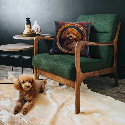 Poodle Cushion Cover