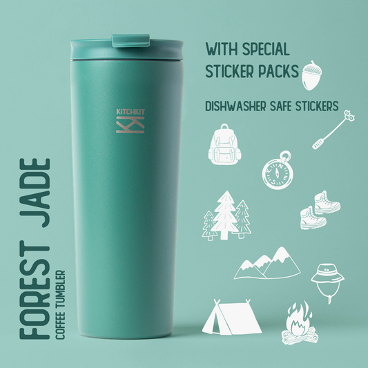 Frost Jade Steel Coffee Tumbler