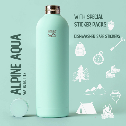 Alpine Aqua Steel Water Bottle