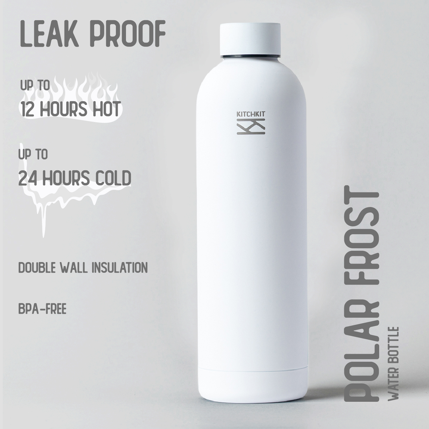 Polar Frost Steel Water Bottle