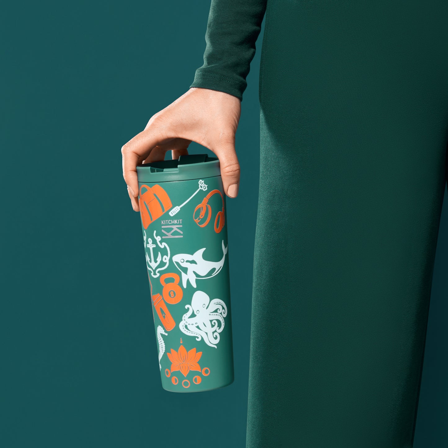 Frost Jade Steel Coffee Tumbler