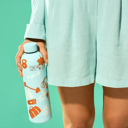 Alpine Aqua Steel Water Bottle