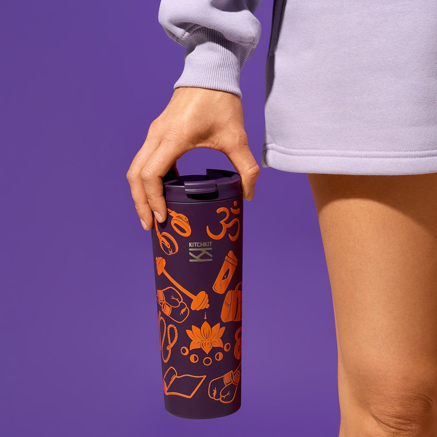 Velvet Plum Steel Coffee Tumbler