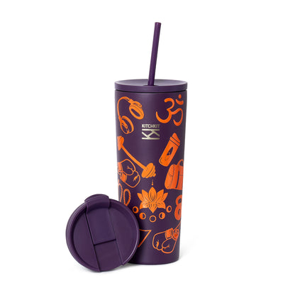Velvet Plum Steel Coffee Tumbler