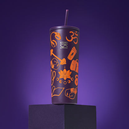 Velvet Plum Steel Coffee Tumbler