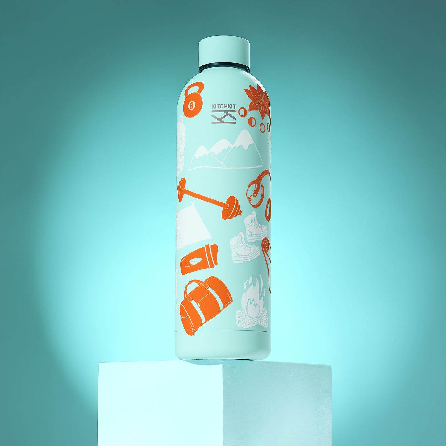 Alpine Aqua Steel Water Bottle
