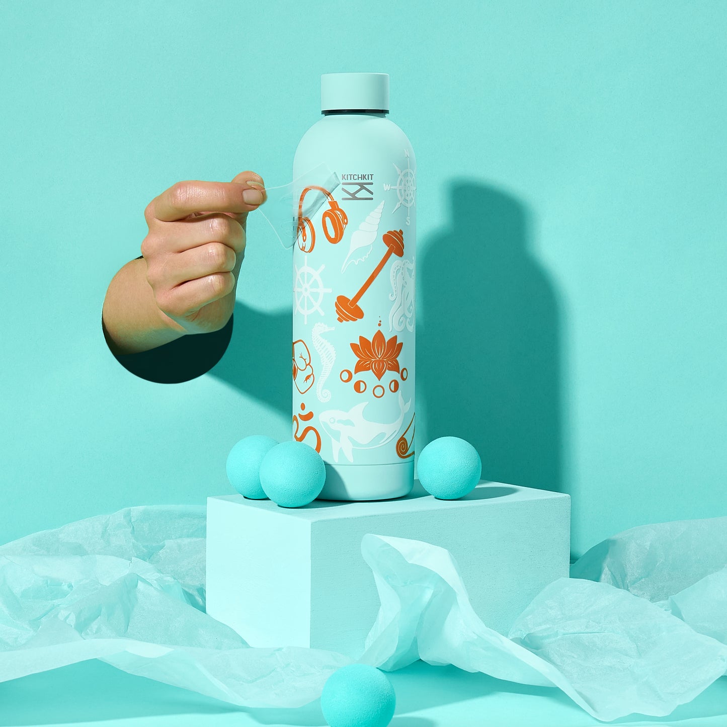 Alpine Aqua Steel Water Bottle