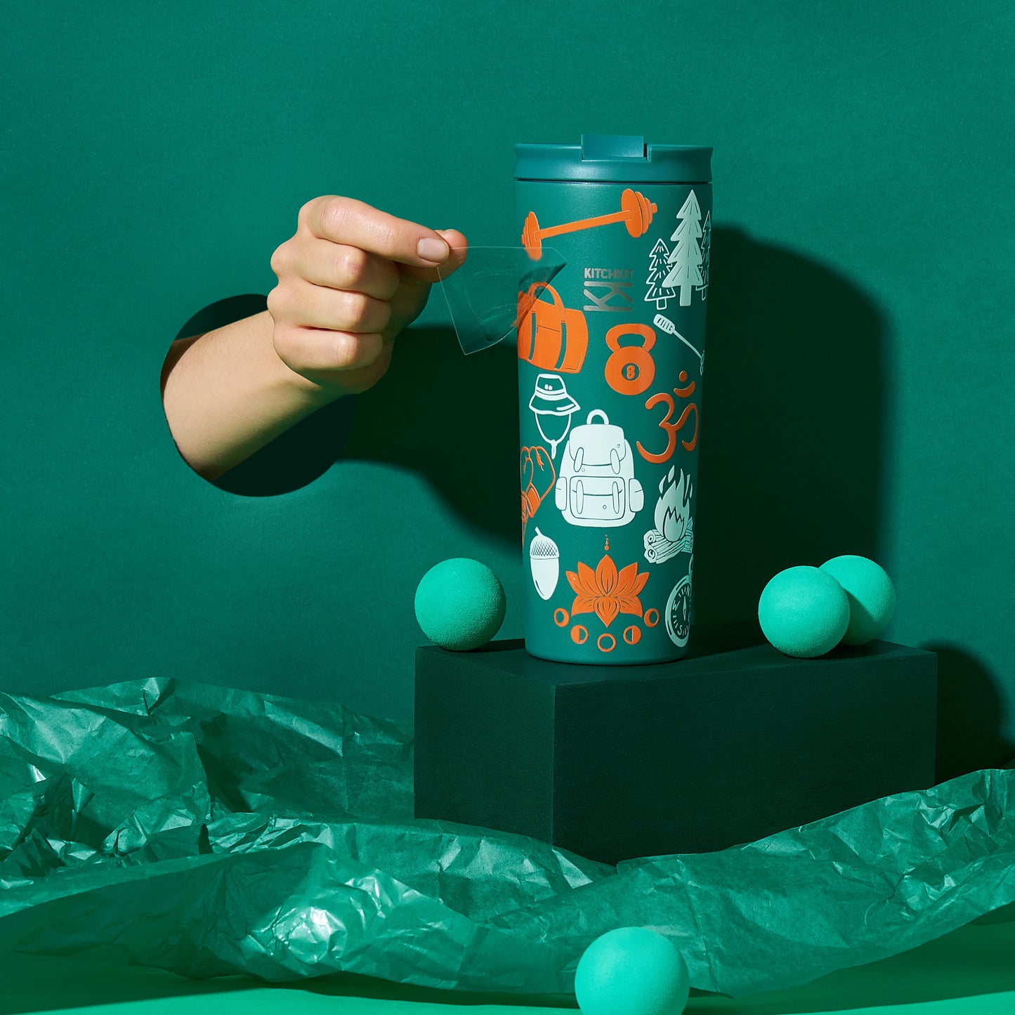 Frost Jade Steel Coffee Tumbler