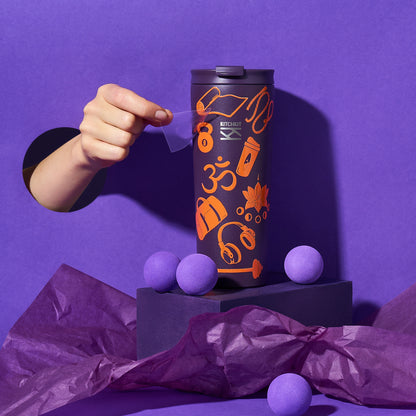 Velvet Plum Steel Coffee Tumbler