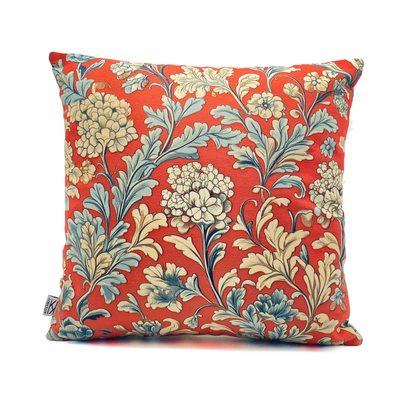 Vermilion Tapestry Cushion Cover