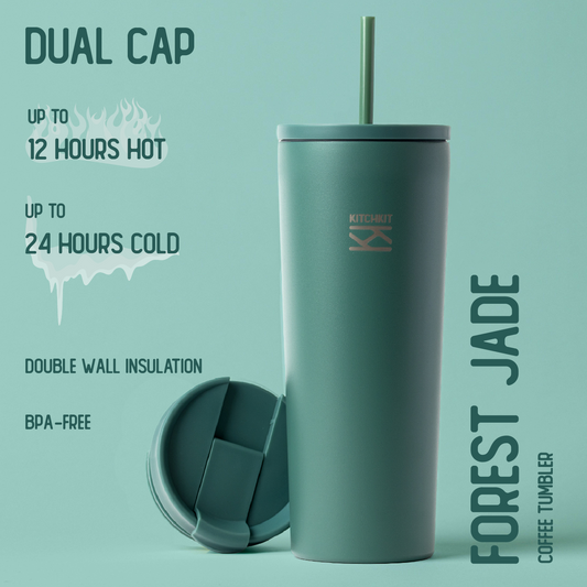 Frost Jade Steel Coffee Tumbler