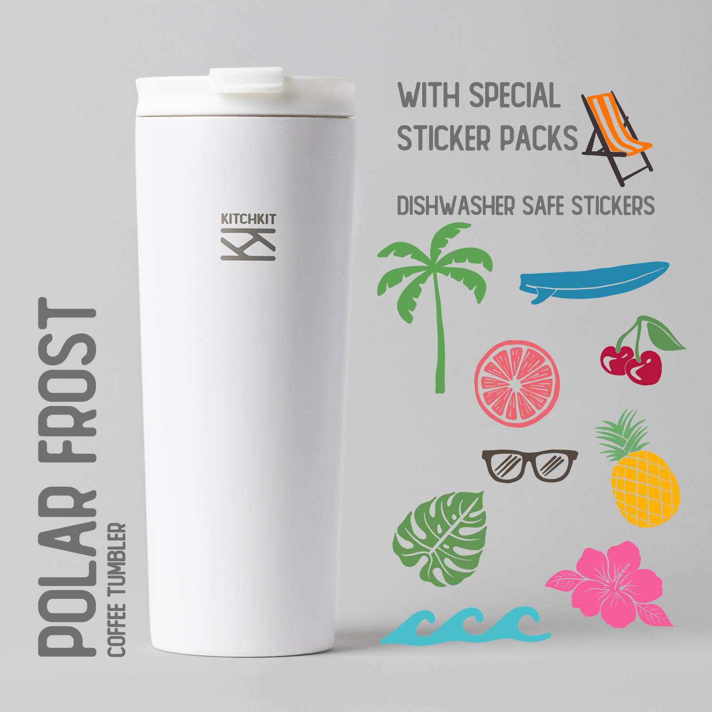 Polar Frost Steel Coffee Tumbler