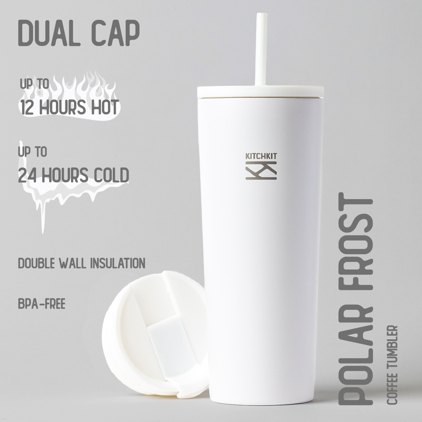 Polar Frost Steel Coffee Tumbler