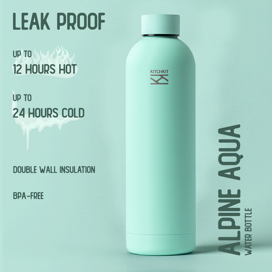 Alpine Aqua Steel Water Bottle
